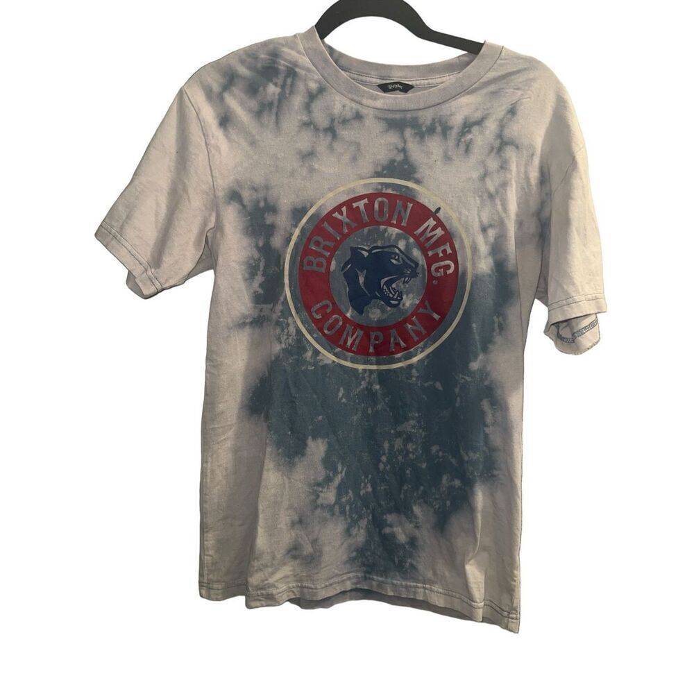 ✨BRIXTON MEN'S CREST II LOGO GRAPHIC TIE DYE SZ SMALL T-SHIRT✨ - Picture 2 of 5